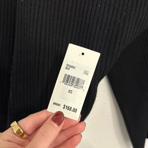 Splendid Black Ribbed knit lounge sweater pants - Picture 7 of 7